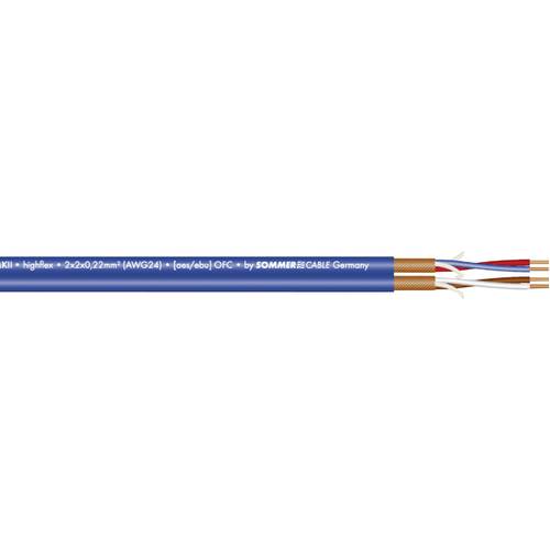 Thumbnail - Sommer Cable 200-0552 Mikrofonkabel 2 x 2 x 0.22 mm² Blau Meterware