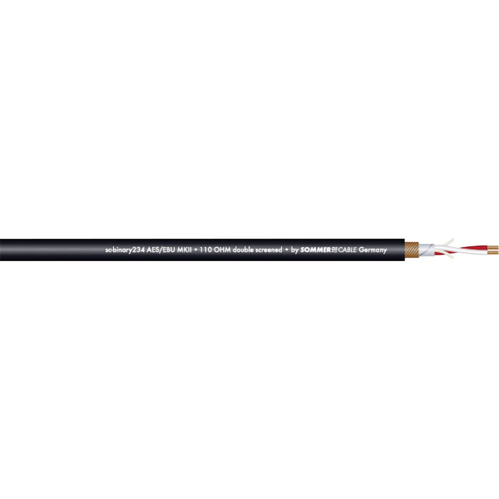 2 x 0.34 mm² Zwart Sommer Cable 520-0051 Per meter