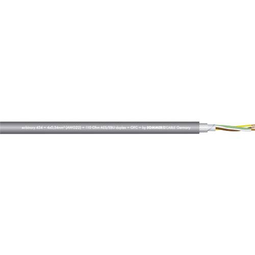 Thumbnail - Sommer Cable 540-0056 Digitalkabel 4 x 0.34 mm² Grau Meterware