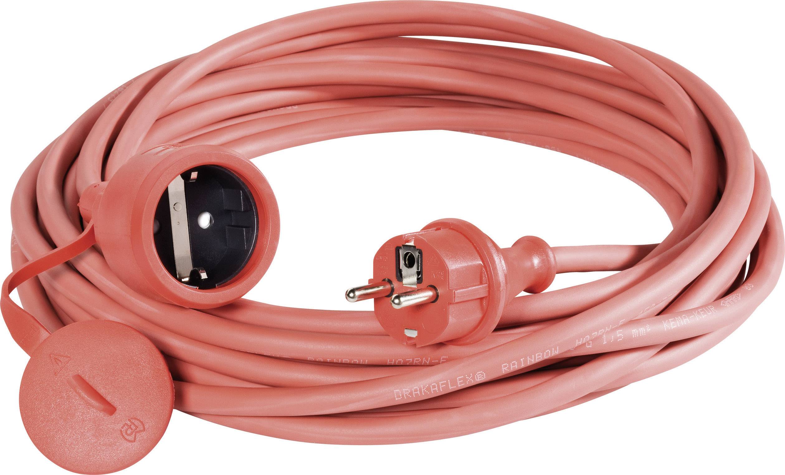 Verlängerungskabel mit abgeflachtem Netzstecker