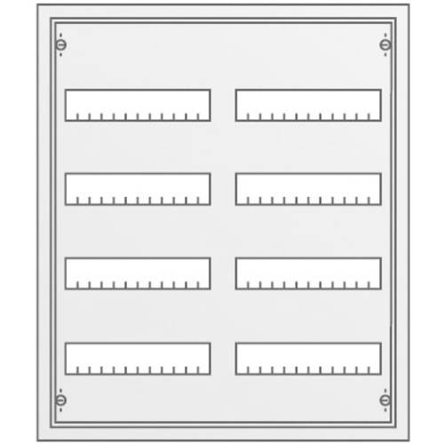 Striebel & John 30102 U42 Verteilerschrank Unterputz Anzahl Teilungen = 96 Anzahl Reihen = 4 Inhalt 1 St.