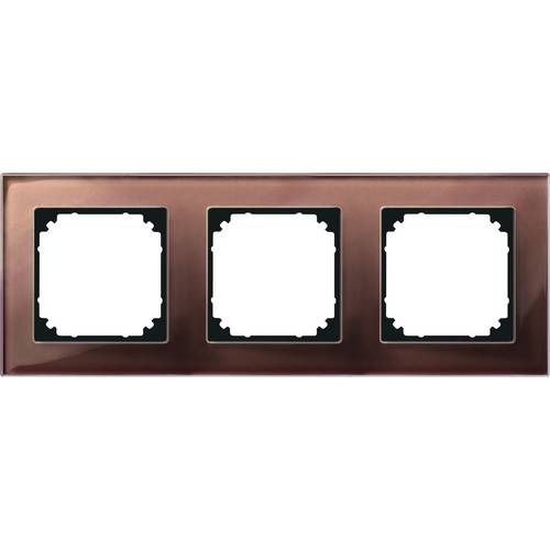 Merten 3fach Rahmen Abdeckung System M, M-Plan Braun 489315 1 St.