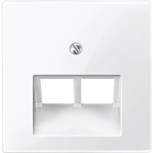 Thumbnail - Merten Abdeckung UAE-/IAE-/ISDN-Steckdose System M, 1-M, M-Smart, M-Plan, M-Creativ Polarweiß glänzend 296119 1 St.