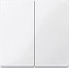 Merten Abdeckung Serienschalter System M, 1-M, M-Smart, M-Plan, M-Creativ Polarweiß glänzend 432519 1 St.