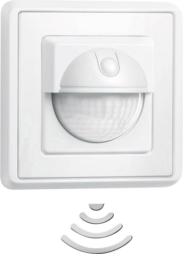 Flush mount PIR motion detector Steinel 750114 180 ° Relay White IP20