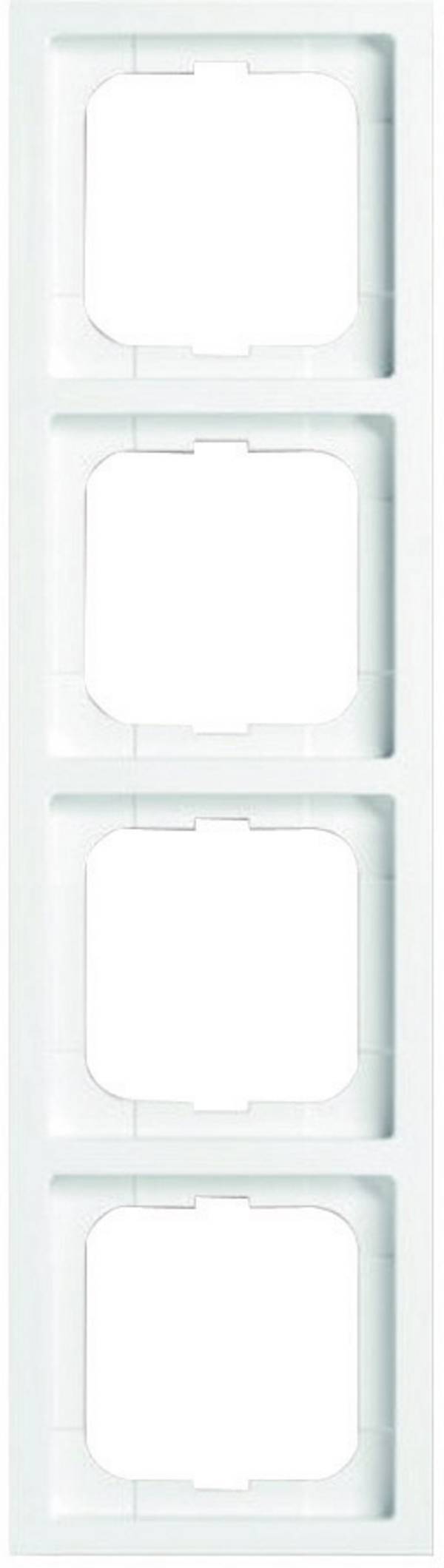 Busch-Jaeger 4fach Rahmen   Future Linear Weiß 2CKA001754A4238  1 St.