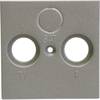GIRA Abdeckung TV-, Radio-Steckdose System 55, Standard 55, E2, Event, Event Klar, Event Opak, Esprit, ClassiX Aluminium 0869 26 1 St.