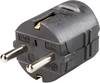 GAO 0442 Schutzkontaktstecker Kunststoff Schwarz