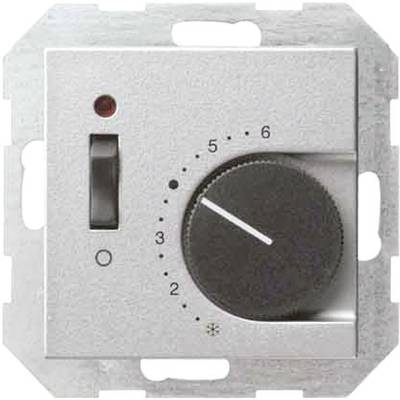 GIRA  Einsatz Thermostat System 55, Standard 55, E2, Event, Event Klar, Event Opak, Esprit, ClassiX Aluminium 0392 26