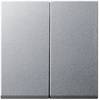 GIRA Abdeckung Serienschalter System 55, Standard 55, E2, Event, Event Klar, Event Opak, Esprit, ClassiX Aluminium 029526 1 St.