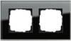 GIRA Esprit Glas, Schwarz, Schraubenlos, 95 mm, 166 mm, 9,85 mm, 1 Stück(e)