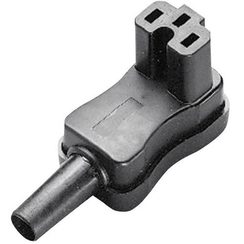 Martin Kaiser 793/sw Heißgeräte-Steckverbinder 793 Buchse, gewinkelt Gesamtpolzahl: 2 + PE 10 A Schwarz 1 St.