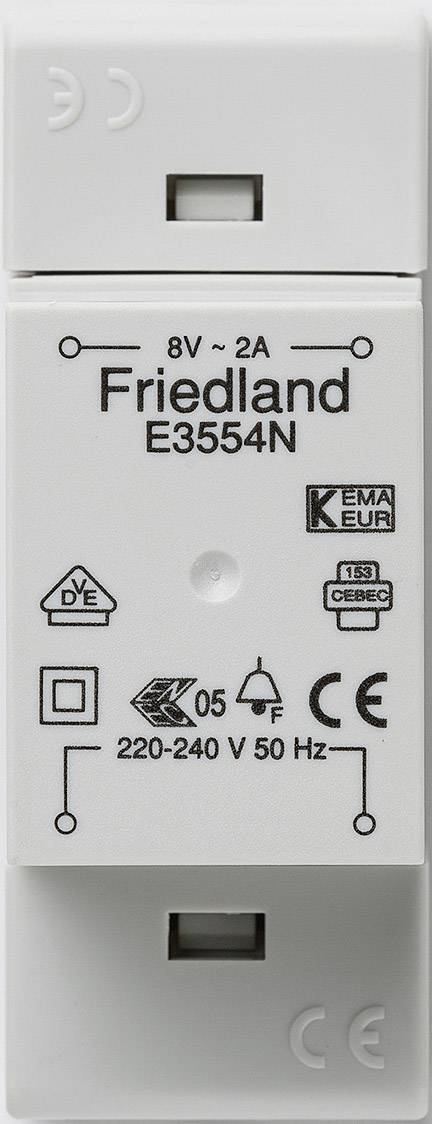 FRIEDLAND Klingel-Transformator 8 V/AC 2 A Friedland E3554N