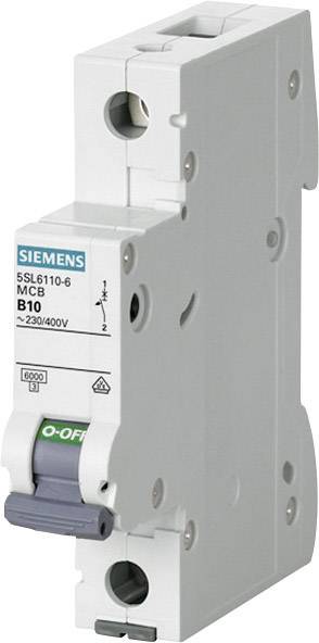 SIEMENS Leitungsschutzschalter 1polig 10 A Siemens 5SL6110-6