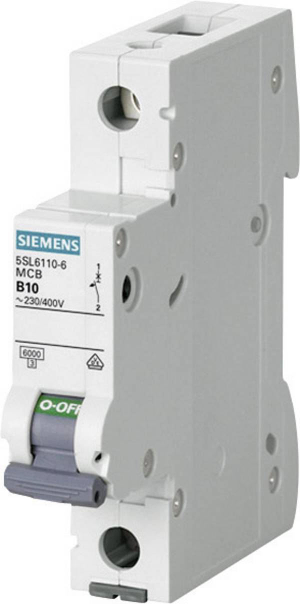 Siemens 5SL61106 5SL6110-6 Leitungsschutzschalter    1polig 10 A  230 V, 400 V