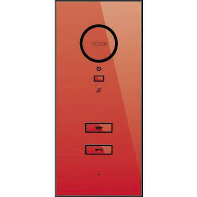 m-e modern-electronics ADV-100 W Vistadoor Türsprechanlage Kabelgebunden Inneneinheit  Signal-Rot, Weiß