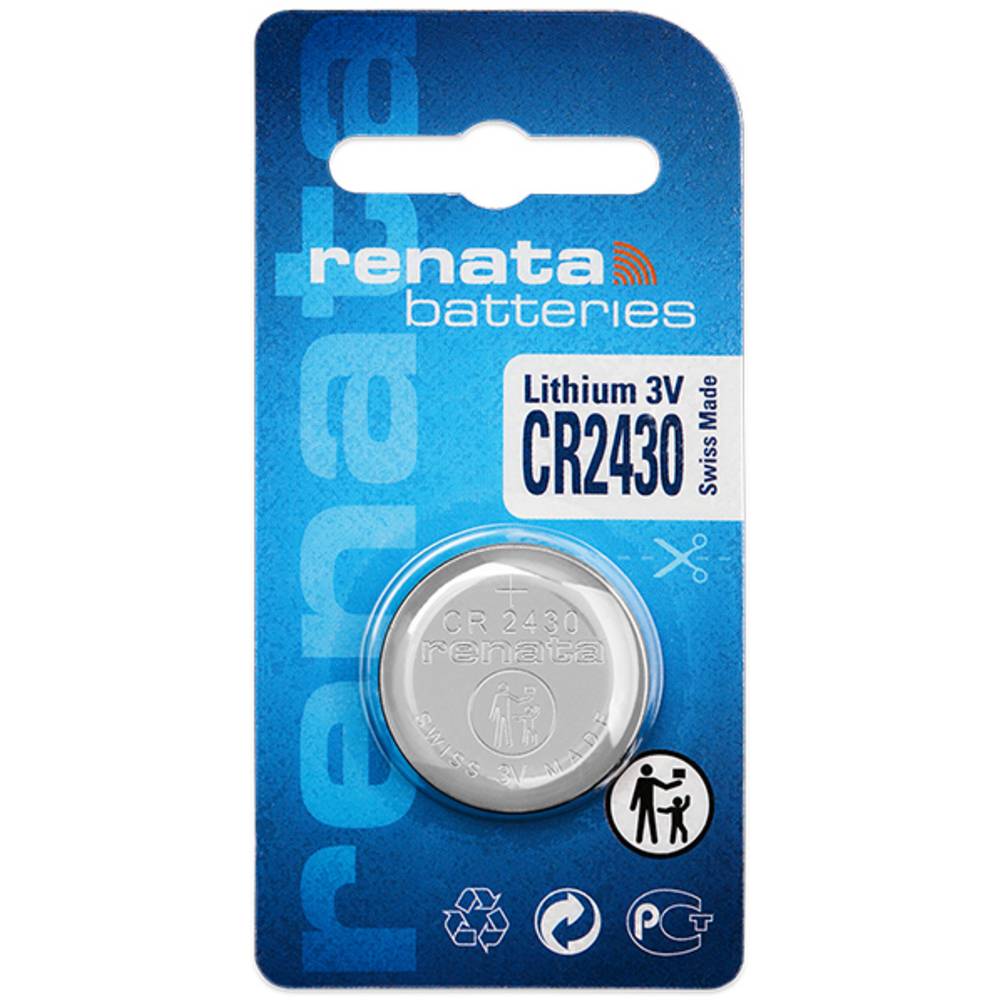 Renata CR2430 Knoopcel Lithium 285 mAh 3 V 1 stuks