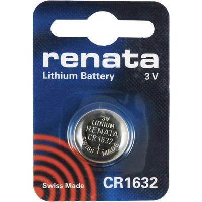 Passende Batterie, Typ CR 1632, bitte 4x bestellen