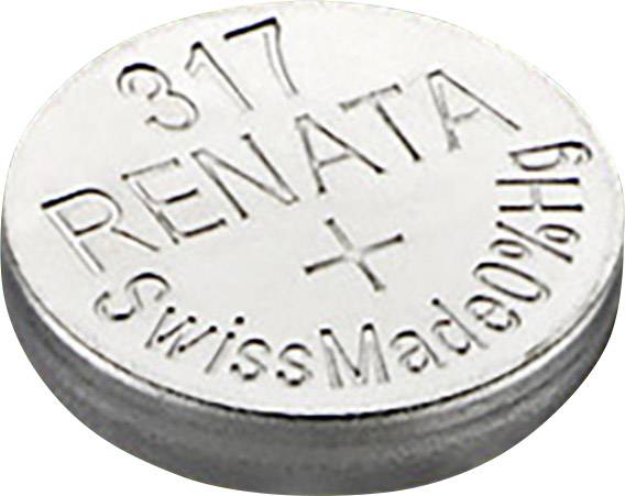 5x Renata 317 Uhren-Batterie Knopfzelle SR516SW 1,55V Silberoxid Neu 