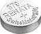 Silberne Knopfzellenbatterie mit der Aufschrift '379 RENATA Swiss Made'.
