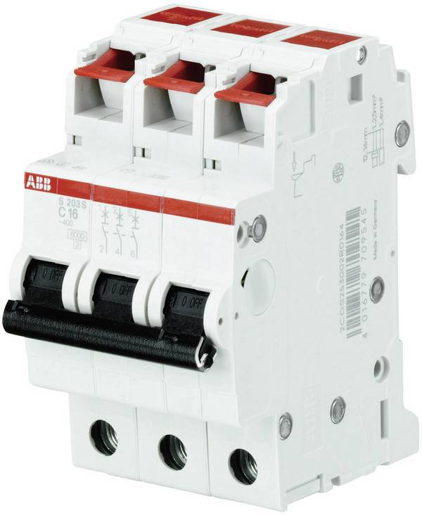 ABB 2CDS253002R0164 2CDS253002R0164 Leitungsschutzschalter 3polig 16 A