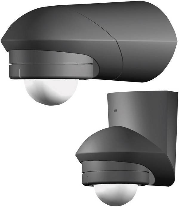 Grothe 94533 Aufputz PIR-Bewegungsmelder 120 ° Relais Schwarz IP55