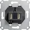 GIRA Schalterprogramm Einsatz USB-Steckdose Standard 55, E2, Event Klar, Event, Event Opak, Esprit, ClassiX, System 55 Bunt 235900 1 St.