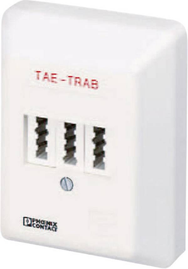 Phoenix Contact 2749628 TAE-TRAB FM-NFN-AP Überspannungsschutz-Anschlussdose  Überspannungsschutz für: Tel/Fax (TAE) 5 kA  1 St.