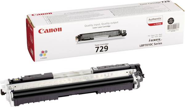 Canon Toner 729 BK Original  Schwarz 1200 Seiten 4370 B 002