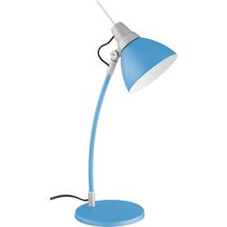 Stolní lampa Brilliant Jenny, 40 W, úsporná žárovka, žárovka, modrá