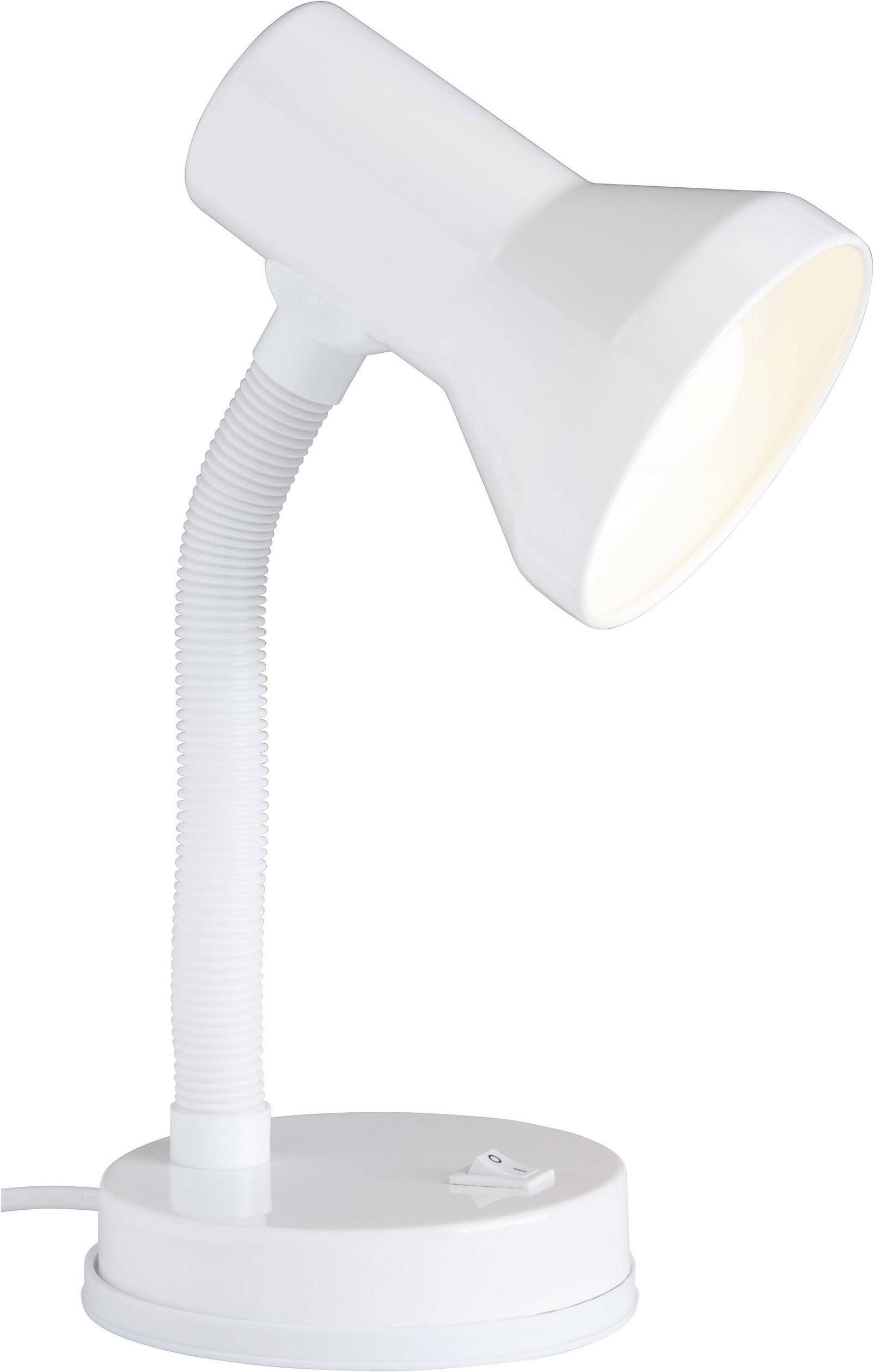 BRILLIANT Tischlampe Energiesparlampe, Glühlampe E27 40 W Brilliant Junior Weiß