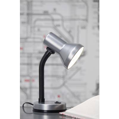 Brilliant Junior Tischlampe  Energiesparlampe, Glühlampe  E27 40 W Titan