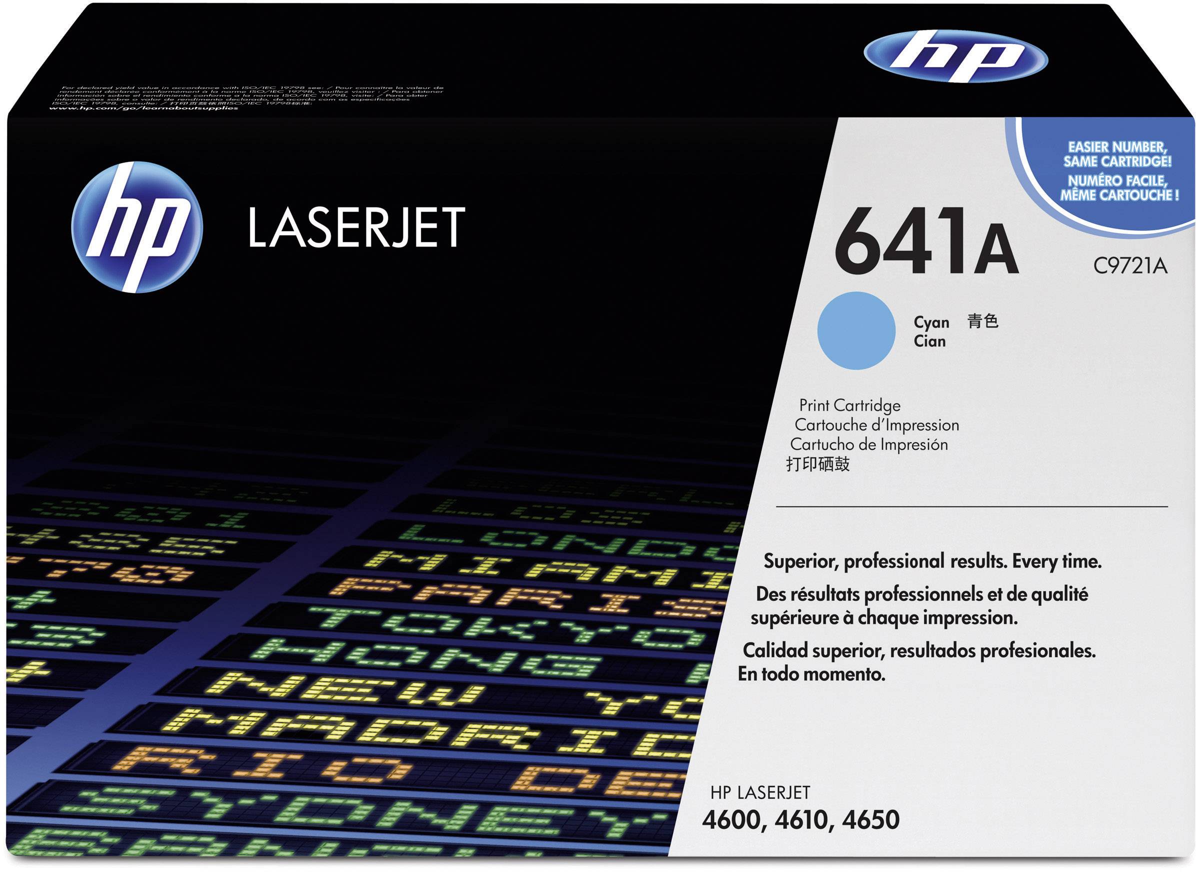 HP Toner 641A Original Cyan 8000 Seiten C9721A-0