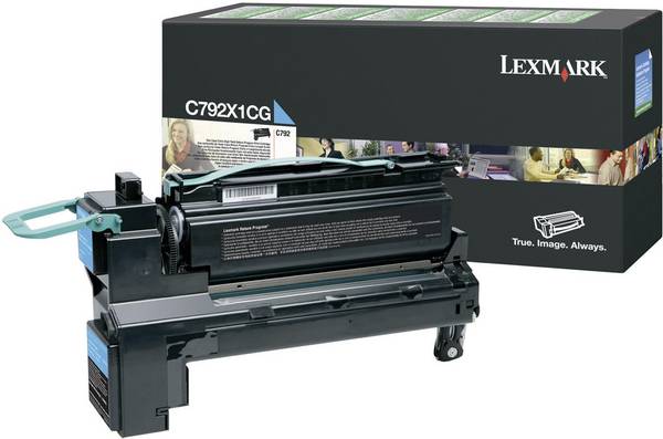 Lexmark Toner C792X1CG Original  Cyan 20000 Seiten C792X1CG