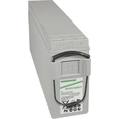 GNB Marathon EXIM12V105FT NAMF120105HM0FB Bleiakku 12 V 100 Ah Blei-Vlies (AGM) (B x H x T) 110 x 238 x 511 mm M6-Schrau...