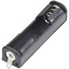Battery tray 1x AAA Solder lug (L x W x H) 52 x 15 x 12.5 mm Goobay 10879