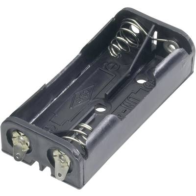 Goobay 12462 Batteriehalter 2x Micro (AAA) Lötanschluss (L x B x H) 52 x 23 x 12.5 mm