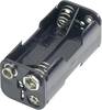 Goobay 11990 Batteriehalter 4x Micro (AAA) Druckknopfanschluss (L x B x H) 54.5 x 26 x 24.5 mm