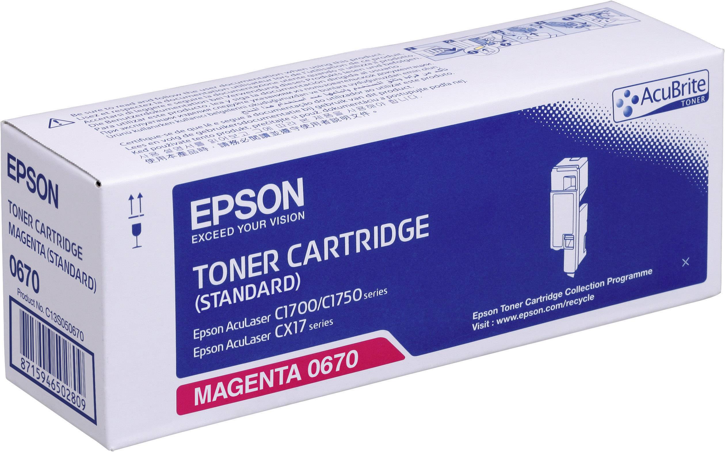 Epson Magenta - Original - Tonerpatrone - für AcuLaser C1700-0