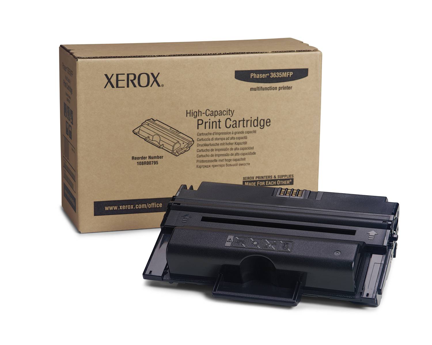 Xerox Phaser 3635MFP - Mit hoher Kapazität - Schwarz - original - Tonerpatrone - für Phaser 3635MFP/S, 3635MFP/SED, 3635-1
