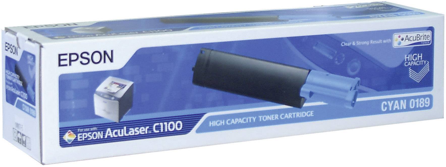 Epson C13S050189 - TonerpatroneToner Cyan S050189 AcuBrite Hohe Kapazität-0
