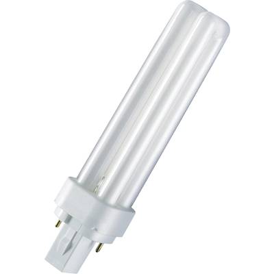 OSRAM Energiesparlampe EEK: G (A - G) G24d-1 109.5 mm 230 V 10 W = 54 W Warmweiß Röhrenform  1 St.