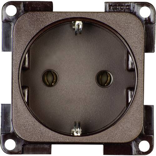 Thumbnail - inprojal elektrosysteme Einsatz Schutzkontakt-Steckdose Braun 102563 1 St.