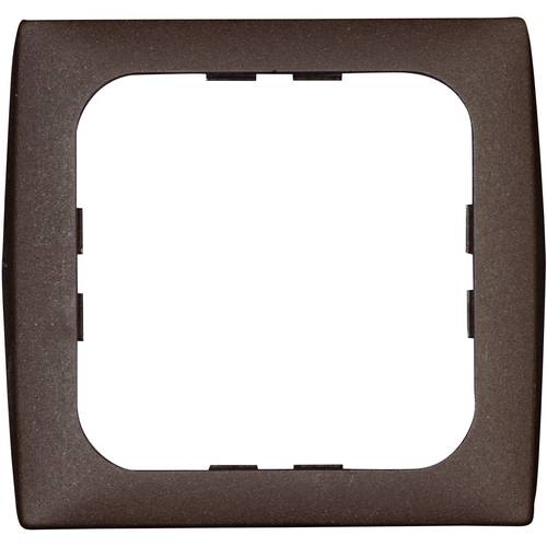 inprojal elektrosysteme 1fach Rahmen Braun 102567 1 St.