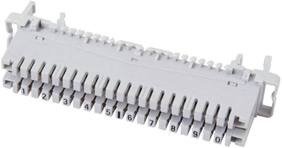 EFB ELEKTRONIK - LSA-Anschlussleiste 2/10 zu 10DA für Rundstangenmontage, mit Farbcode-1