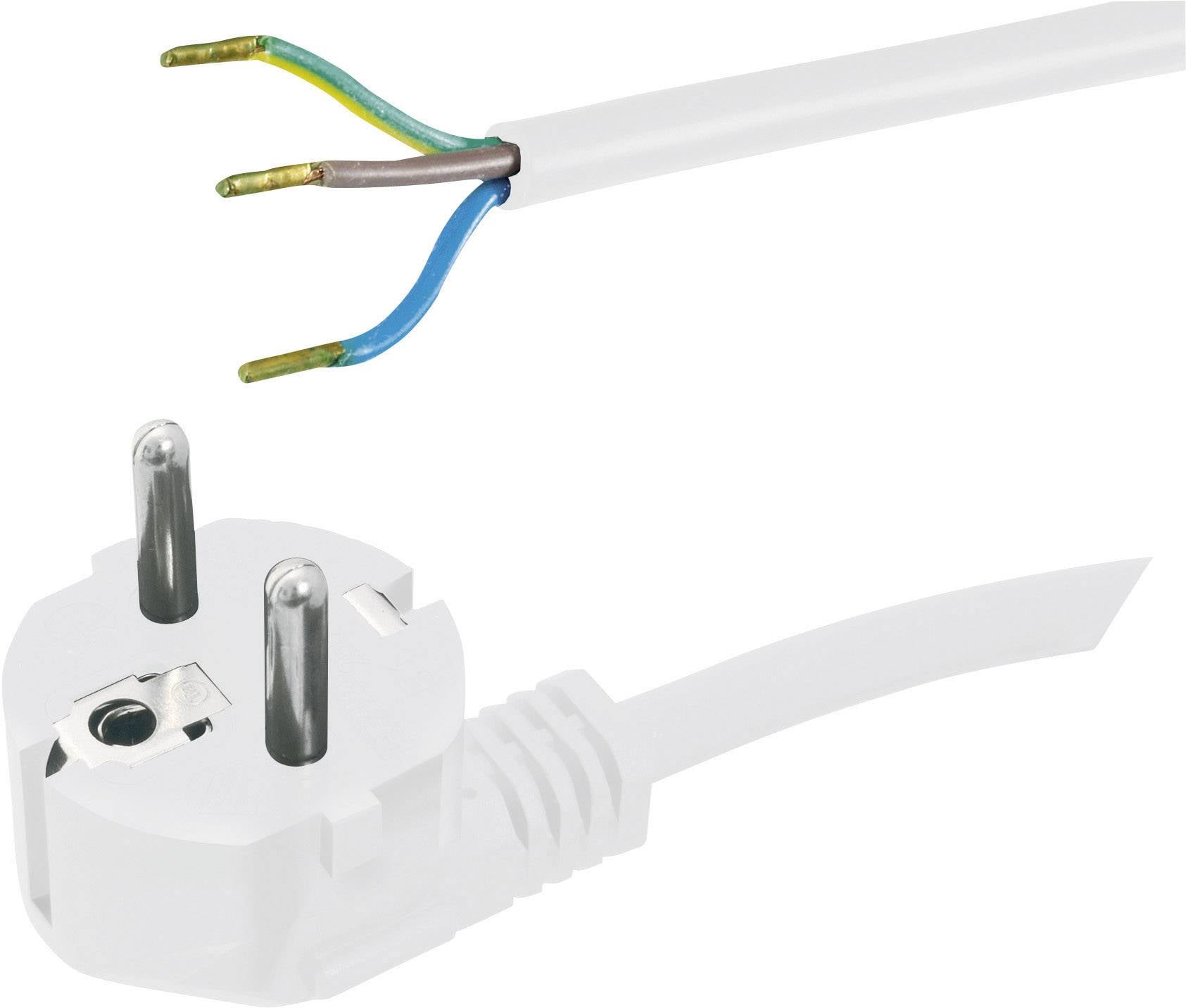 HAWA 1008224 Strom Anschlusskabel Weiß 3.00 m