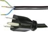 HAWA 1008246 Strom Anschlusskabel Schwarz 2.00 m