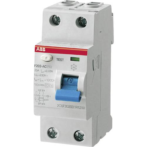 ABB 2CSF202101R1250 FI-Schutzschalter FI-Schutzschalter A 2polig 25 A 0.03 A 230 V