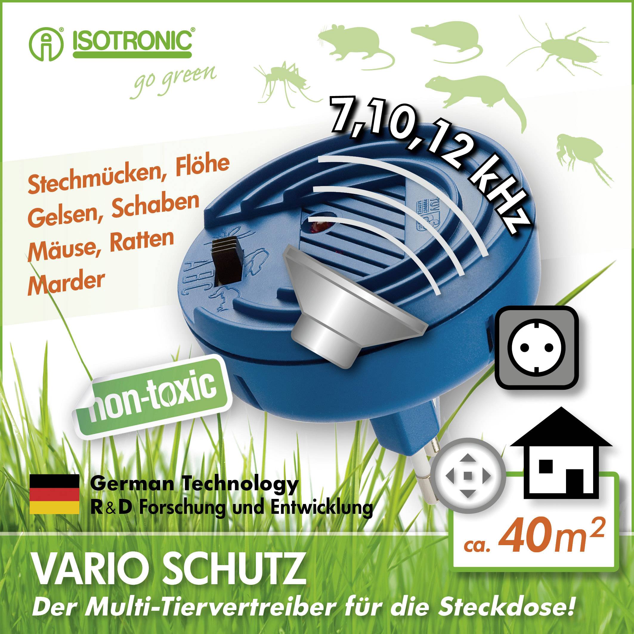 Isotronic Vario 90801 Insektenvertreiber (Ø X H) 74 Mm X 70 Mm Blau 1 ...