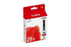 Canon PIXMA Tintenpatrone, Modell 29R, Verpackung mit roter Farbgebung, geeignet für PIXMA-Drucker.